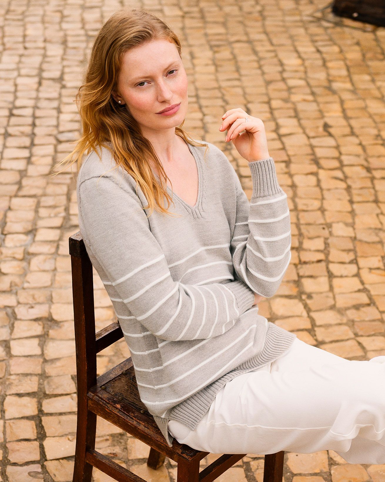 Merino V Neck Jumper