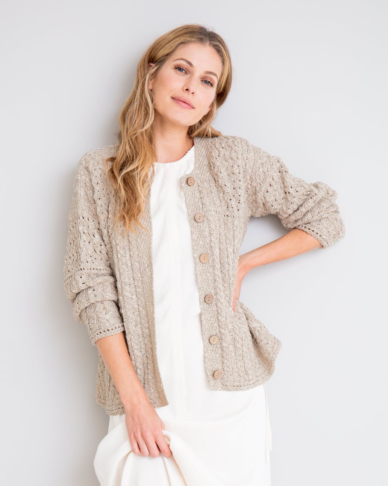 Knitted Linen Cardi