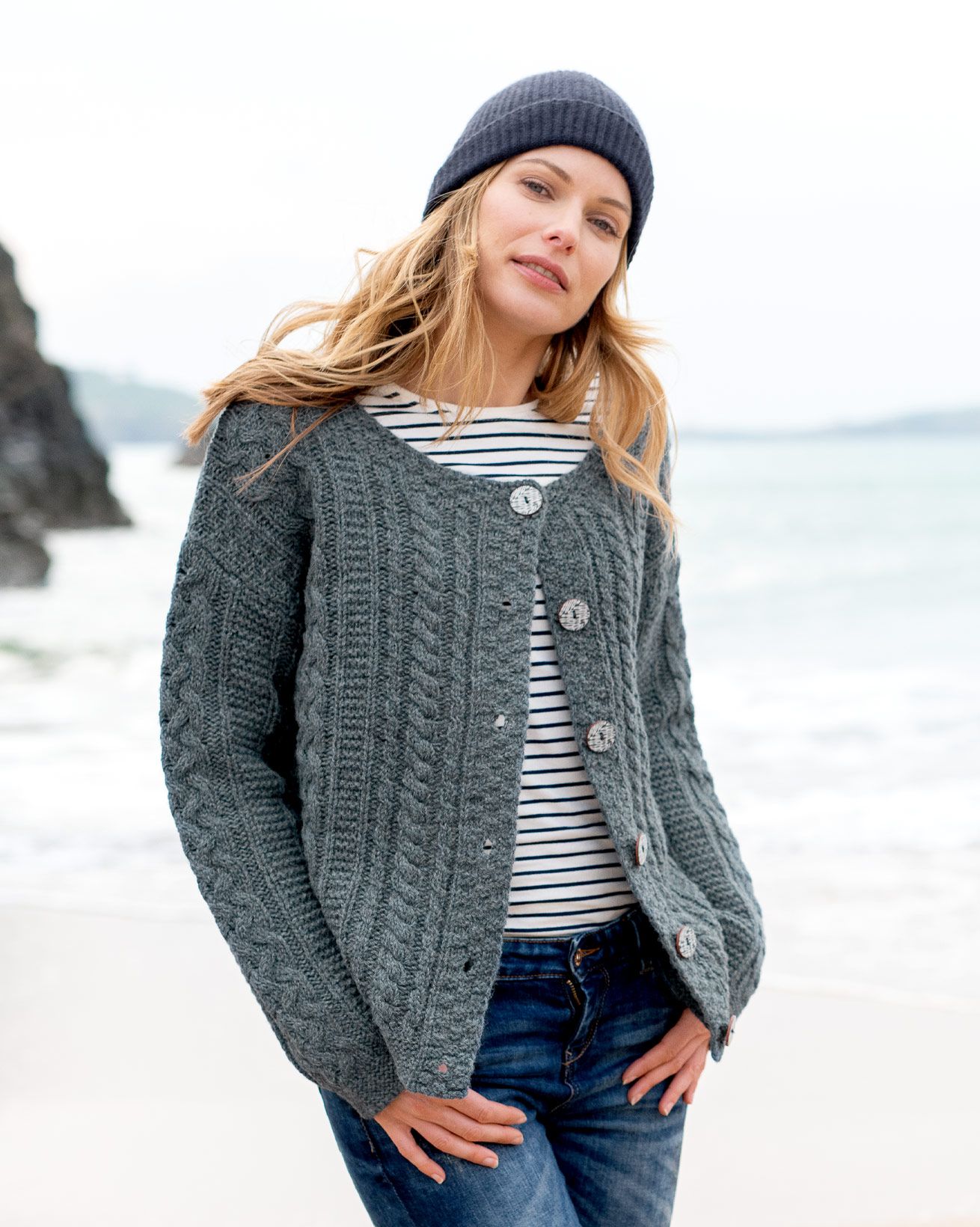 Icon Cable Cardigan