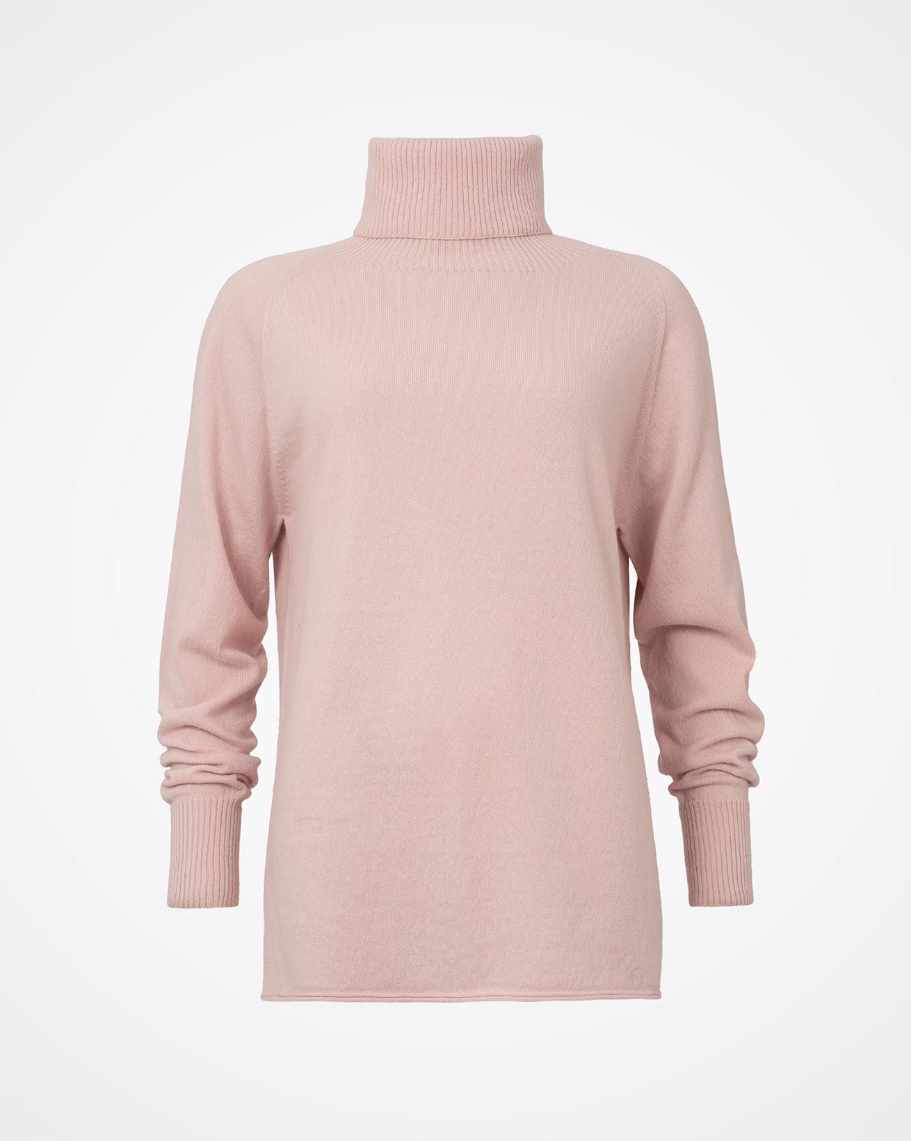 Geelong Slouch Roll Neck / Peony / M