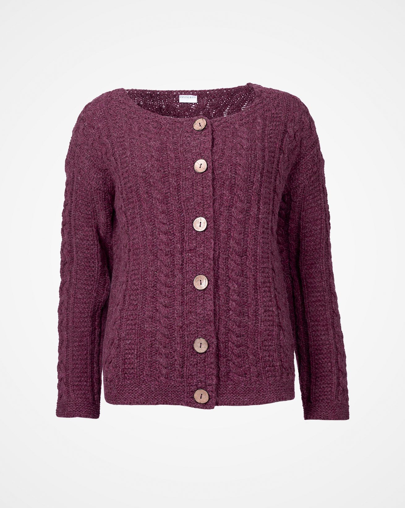 The Shetland Cardigan / Anemone Cable /M