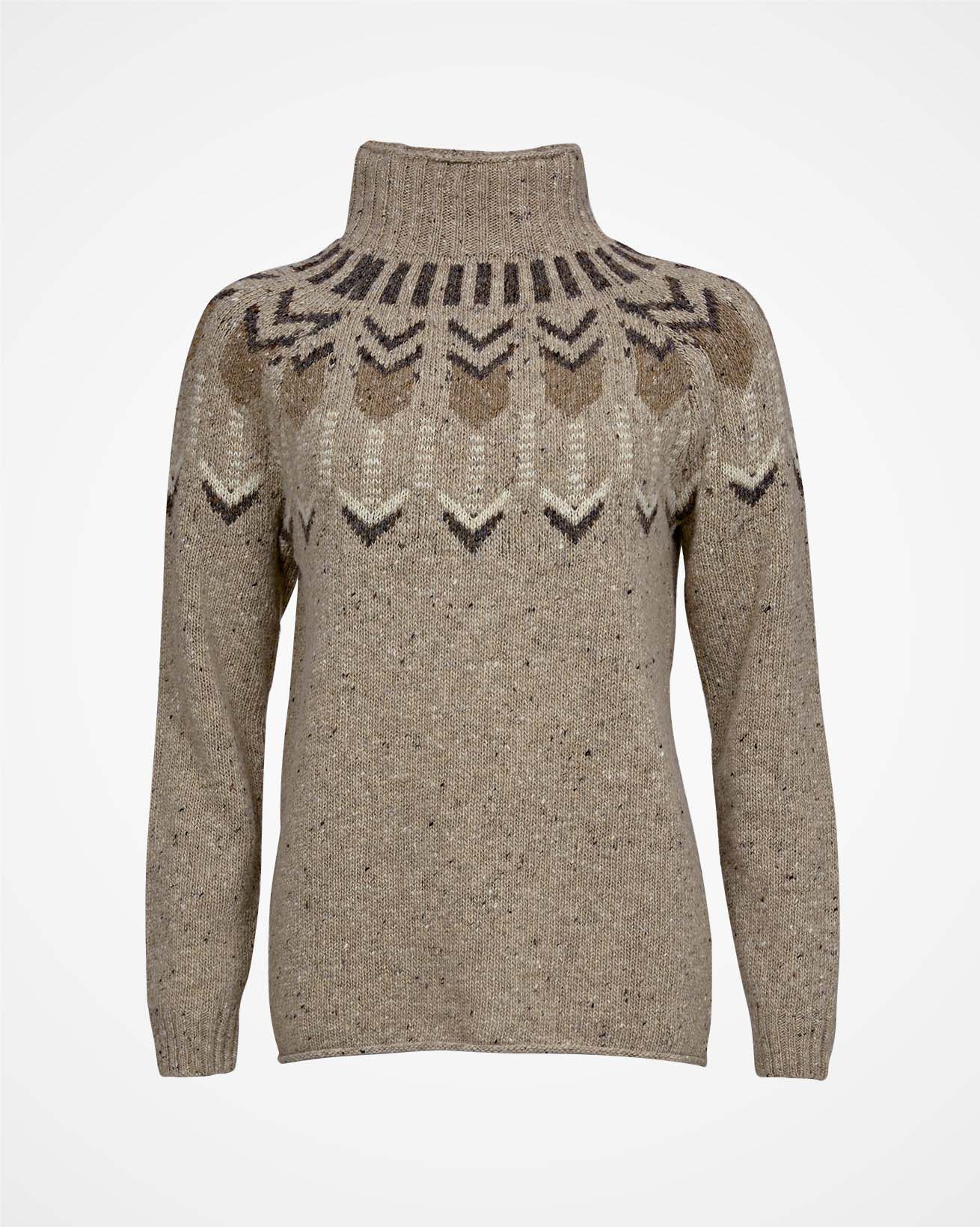 Fair Isle Funnel Neck Sweater