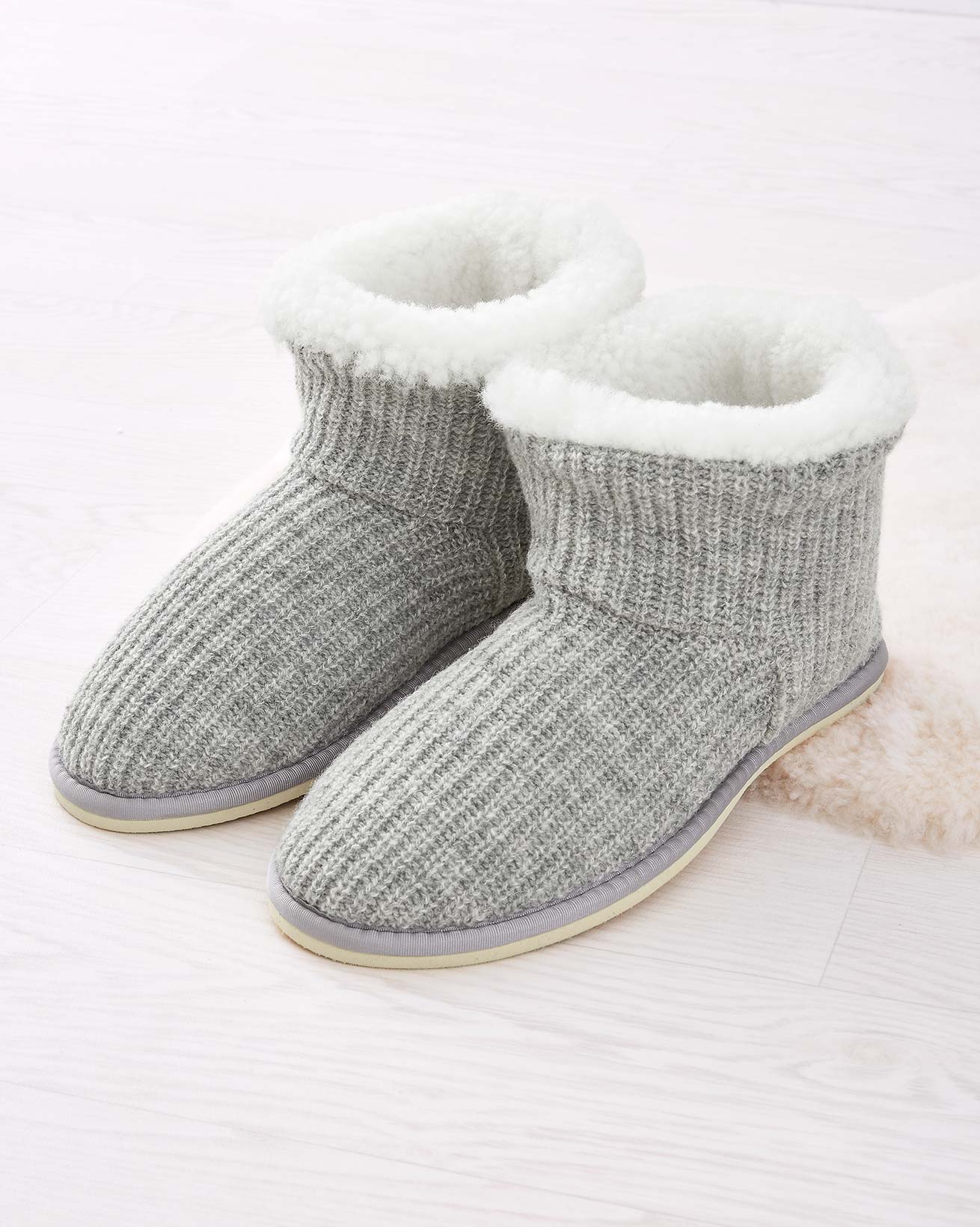 Knitted Shortie Slippers