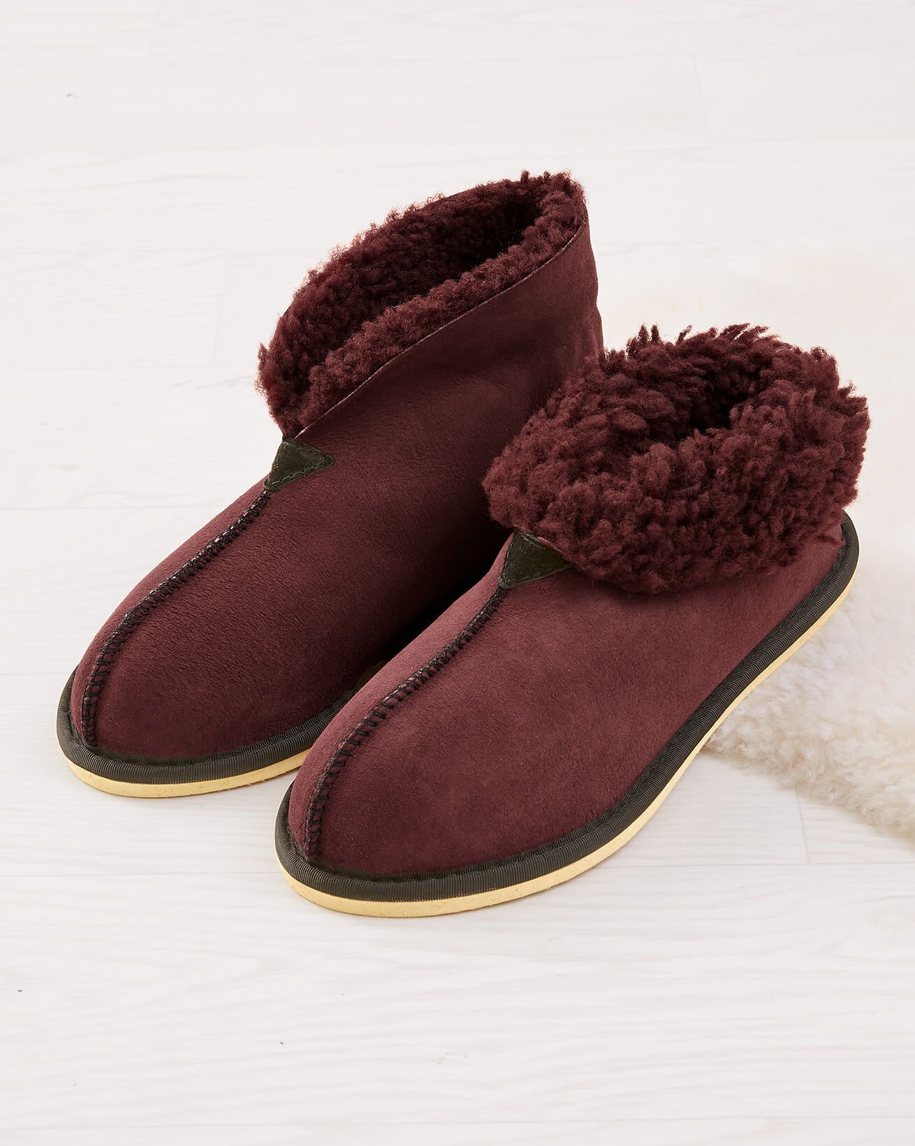 Women's Shearling Bootee Slippers