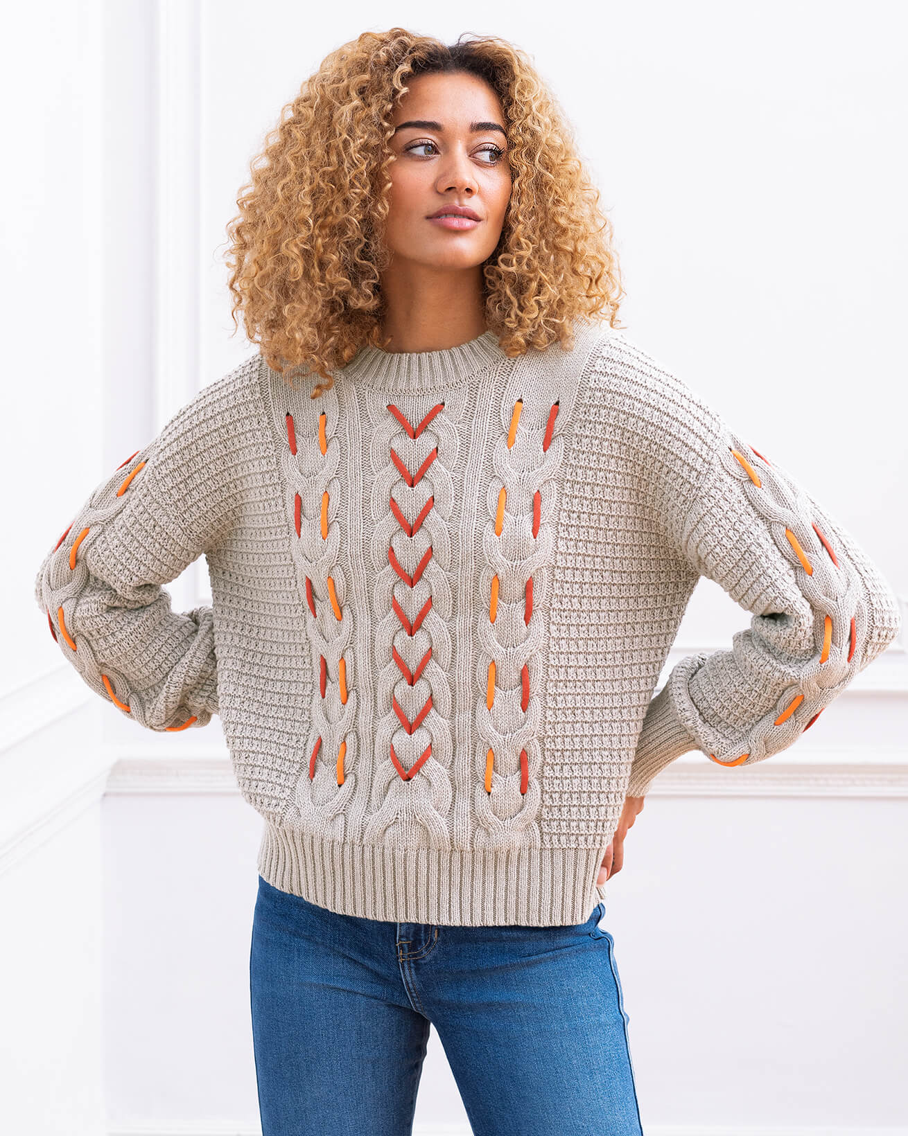 Laced Cable Jumper
