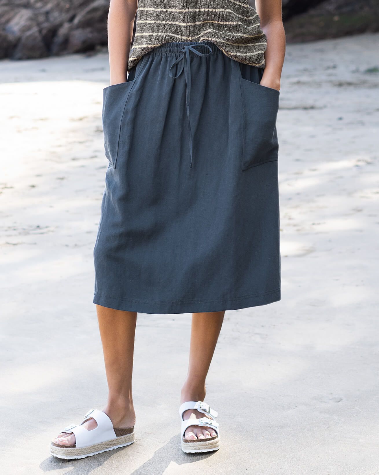Lyocell/Linen Skirt