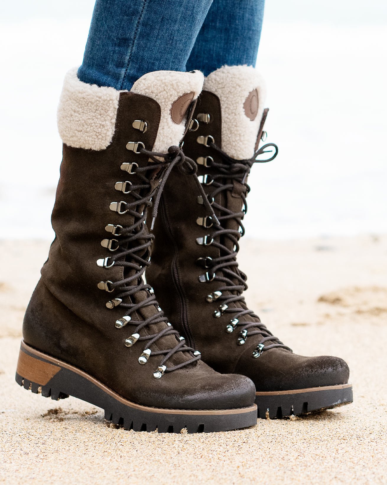 Icon Shearling Trim Wilderness Boot