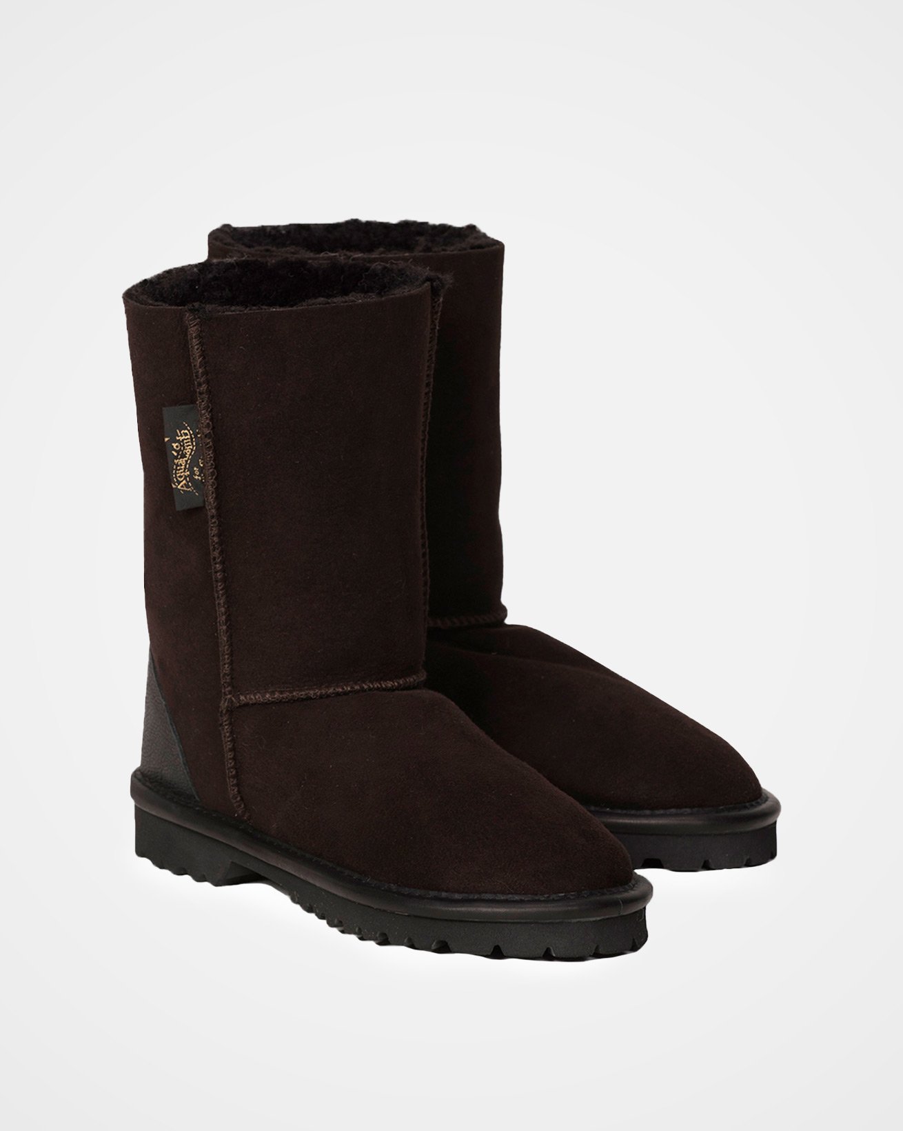 Aqualamb Boots Regular / Darkest Brown / 9