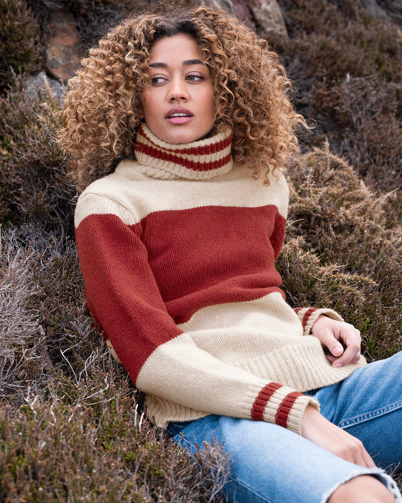 Alpine Easy Slouch Roll Neck