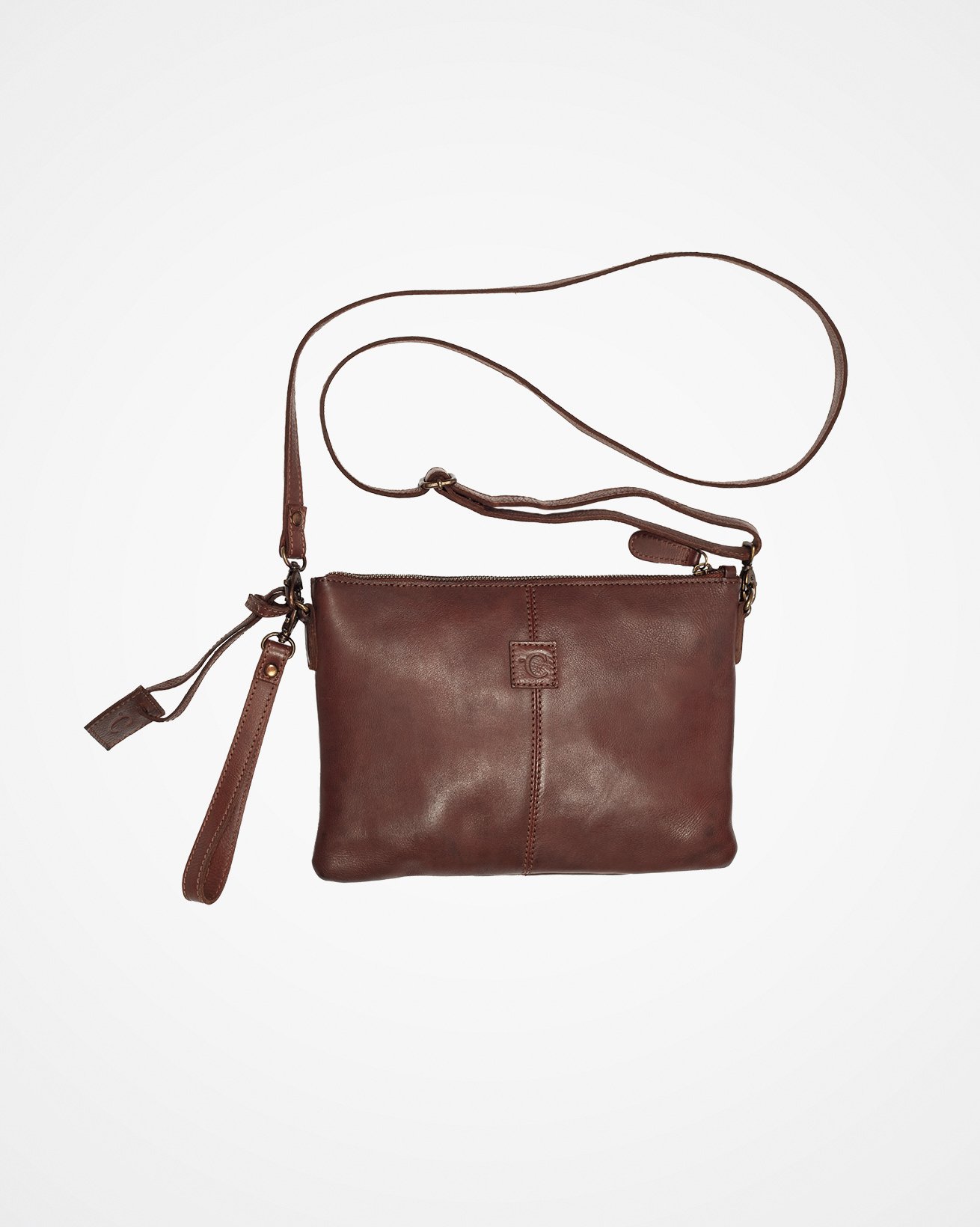 Multiway Leather Bag / Chestnut / One Size