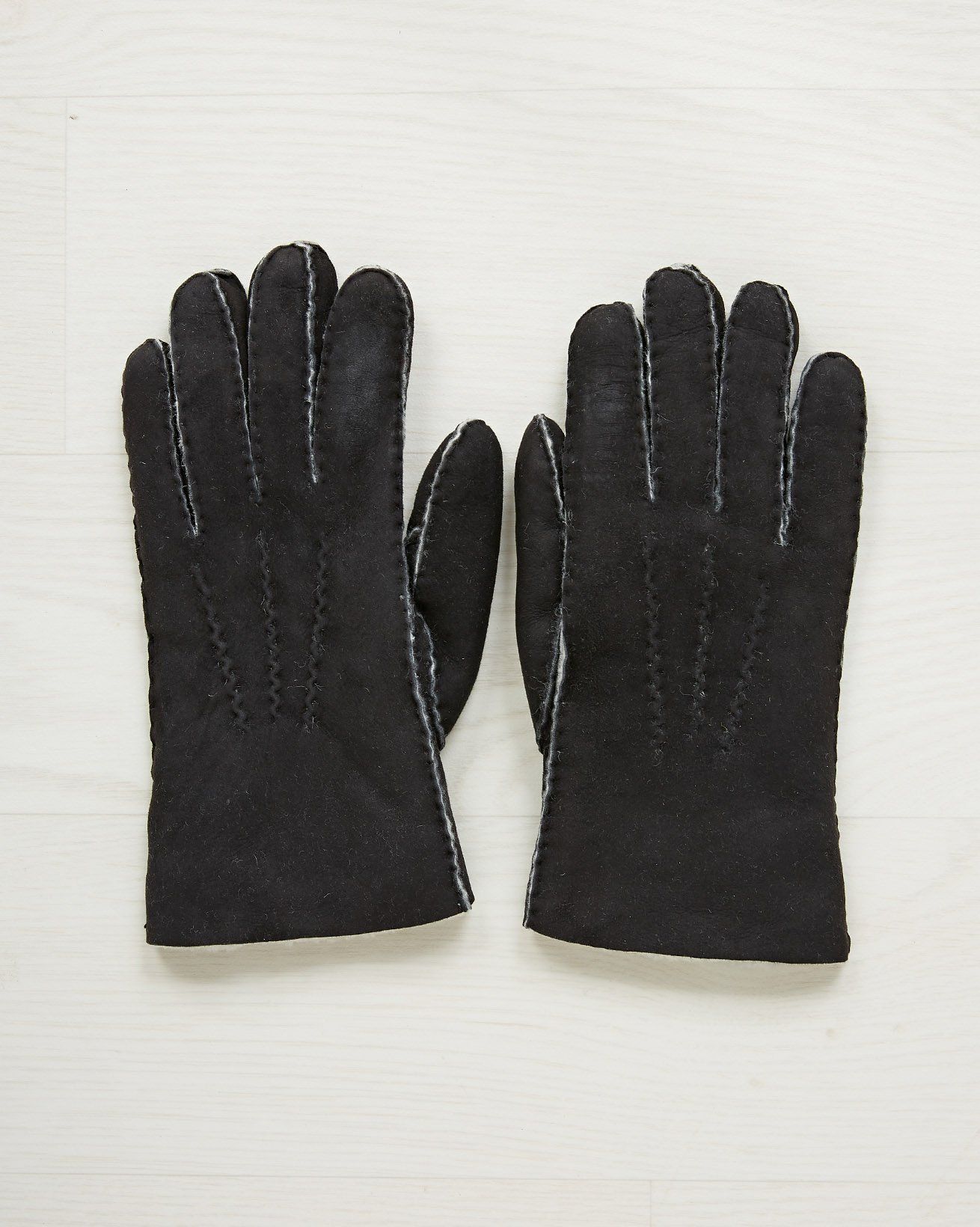 Sheepskin Gloves / Size Extra Large / Black