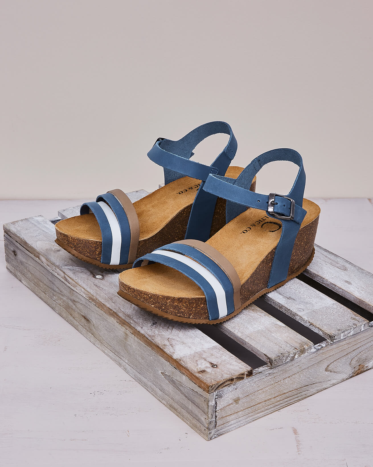 Multi Strap Wedge Sandals