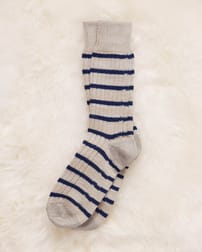 Women's Merino Cotton Striped Socks