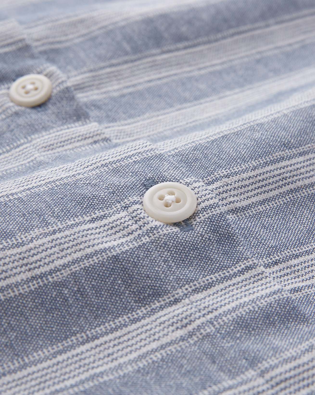Organic Cotton/Linen Button Back Blouse