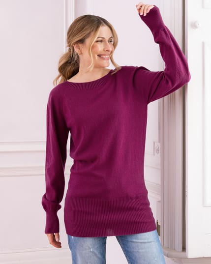 6344 Supersoft Slouch Jumper Magenta 1080x1350