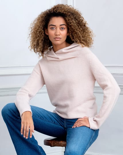 Collared Slouch - Peony - 6284