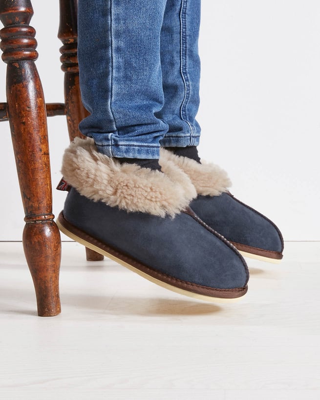 Kids discount sheepskin slippers