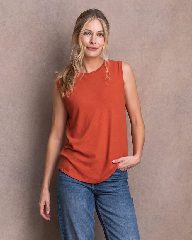 Linen/Cotton Tank Top