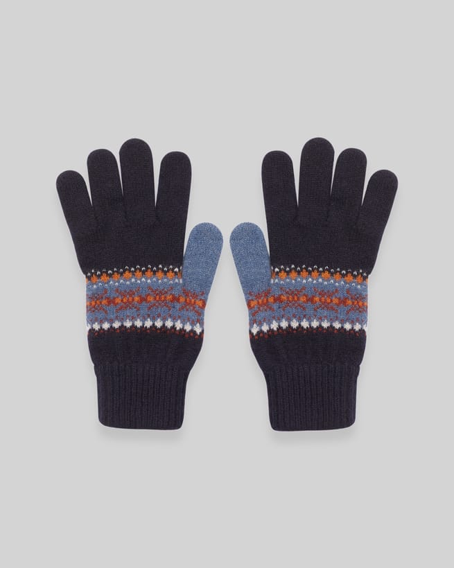 Pre-owned Wool Gloves In Multicolour