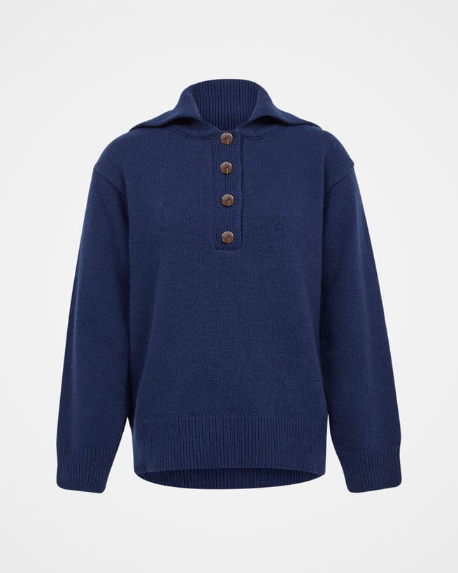 Luxe Sailor Collar Sweater