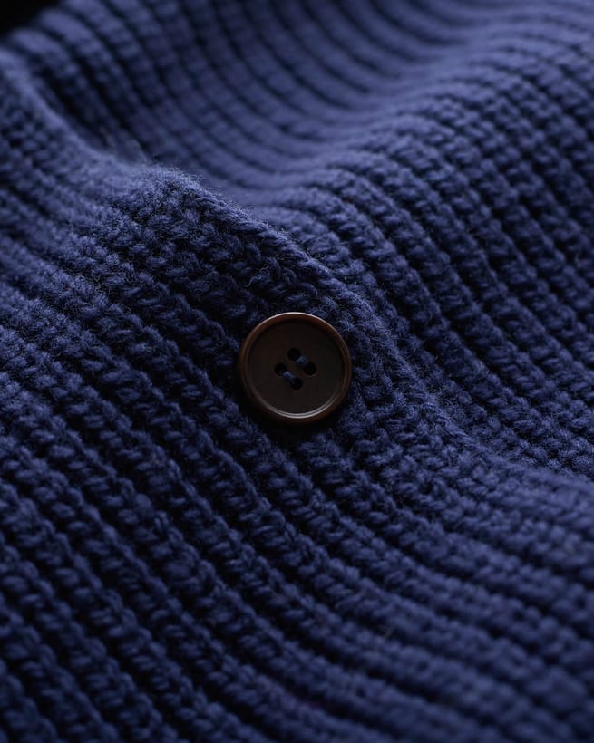 Sailor Collar Longline Cardigan