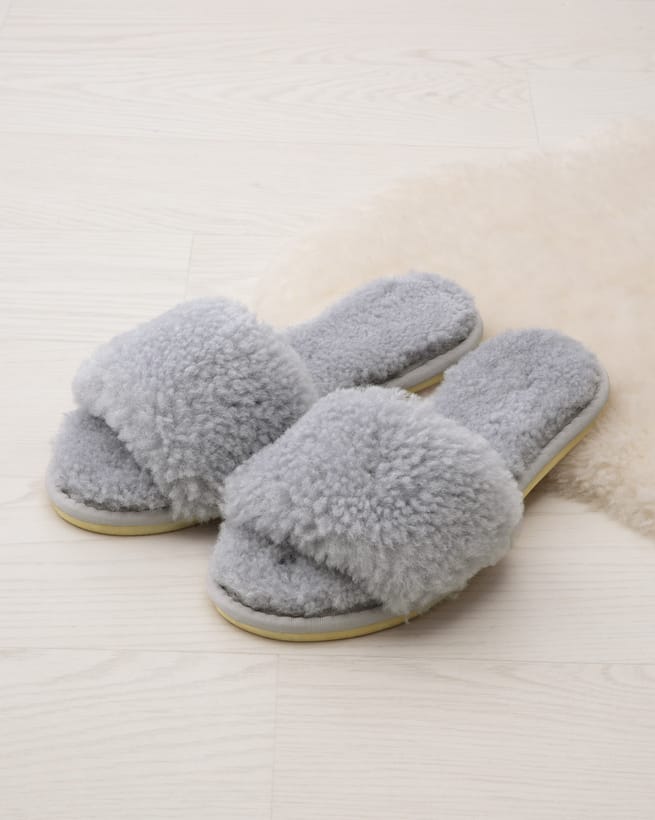 Shearling Slides