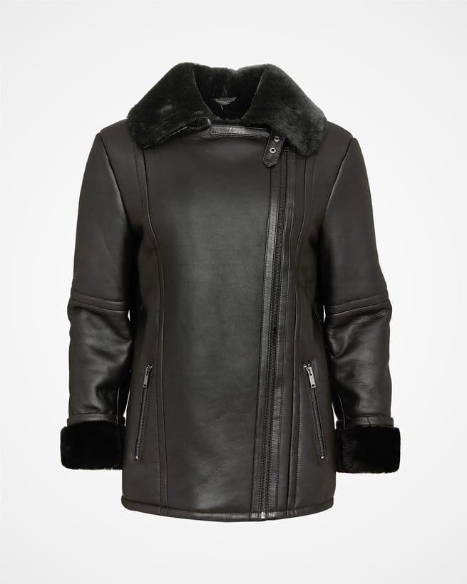 Boxy Shearling Aviator Jacket - Ready-to-Wear 1AB7M4