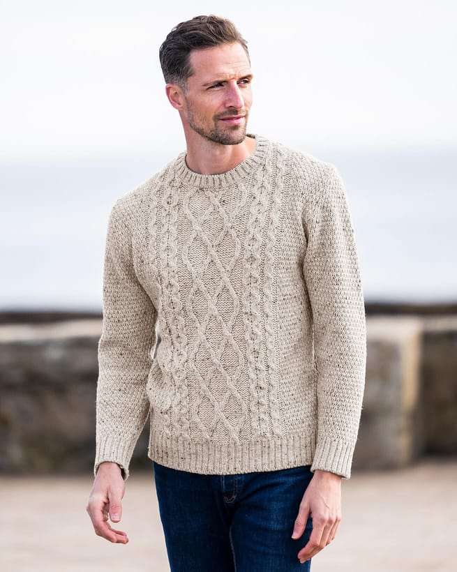 Definitive Aran Sweater Cable Stitch