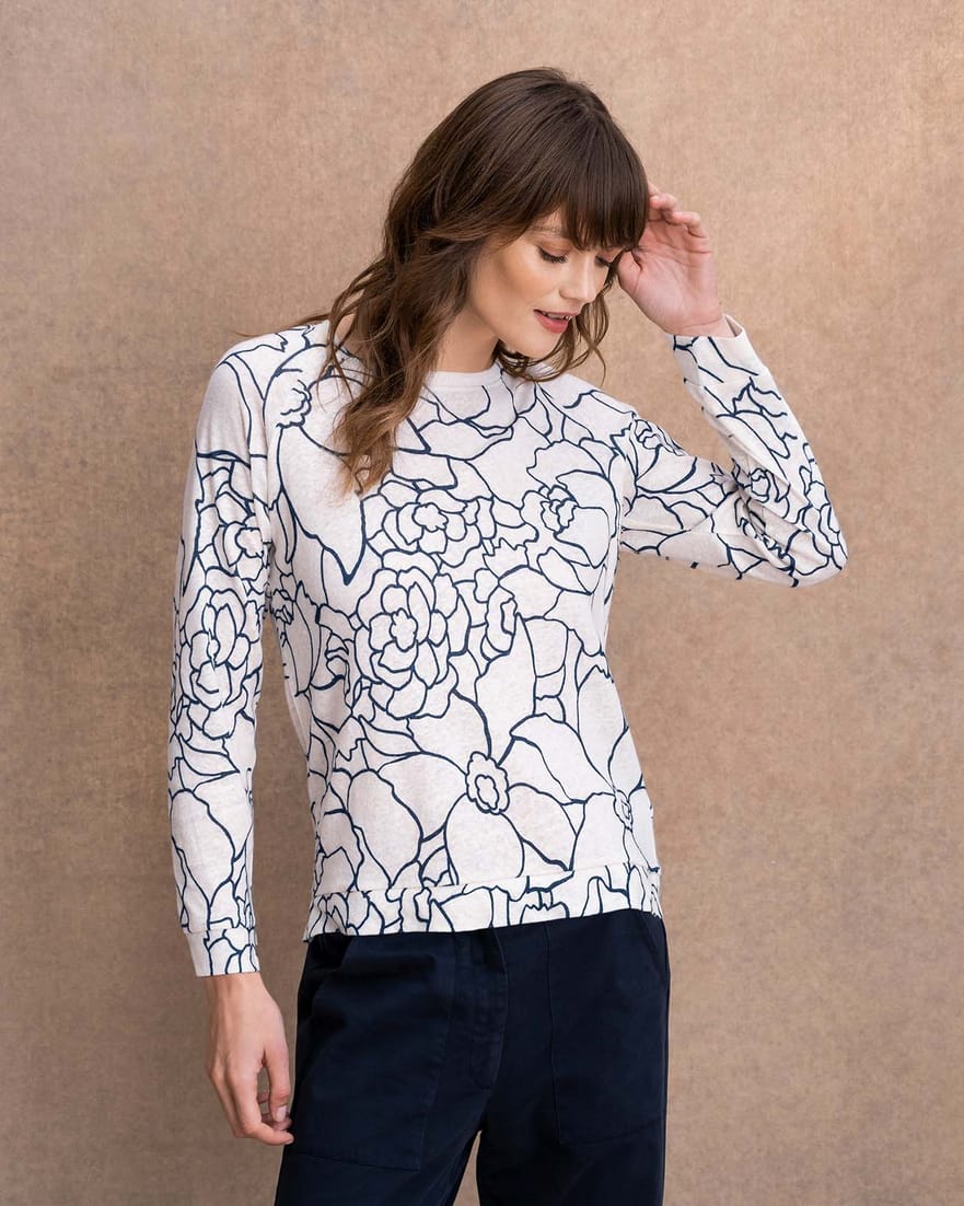 Linen/Organic Cotton Sweatshirt
